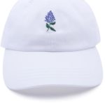 Rose Embroidered  Women Men Cute Adjustable Cotton Floral Baseball Cap