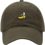 Baseball Cap for Men Women Banana Peel Embroidered Washed Cotton  Baseball Caps