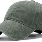 Unisex Vintage Washed Distressed Baseball-Cap Twill Adjustable