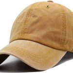 Unisex Vintage Washed Distressed Baseball-Cap Twill Adjustable