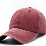Unisex Vintage Washed Distressed Baseball-Cap Twill Adjustable
