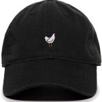 Chicken Baseball Cap Embroidered Cotton Adjustable