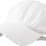 Baseball Cap for Men Women Distressed Golf  Adjustable Washed Cotton Baseball Hat Unisex