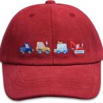Kids Embroidered Baseball Caps Adjustable Boys Girls Dinosaur Trucker Cap Toddler Beach Sun Hats