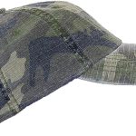 Unisex Unstructured Ripstop Camouflage Adjustable Ballcap