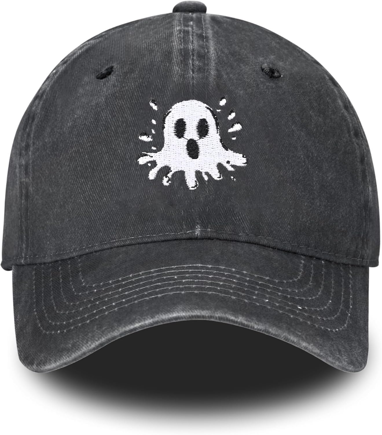 81cfc7tta0L._AC_SL1500_.jpg Embroidered Baseball Cap Adjustable Vintage Washed Distressed Denim Baseball Hat for Women Men - Image 1