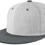 Flat Bill Visor Classic  Hat Blank Adjustable Brim High Top End Trendy Color Style Plain Tone Baseball Cap