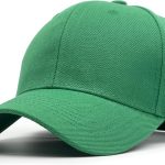 Structured Baseball Cap with Adjustable Closure - Performance Hat for Outdoor Activities and Embroidery (1pc Kelly Green)