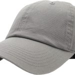 Unisex Classic Low Profile Cotton Baseball Cap Plain Blank Camoflauge Soft Adjustable Size  (Grey)